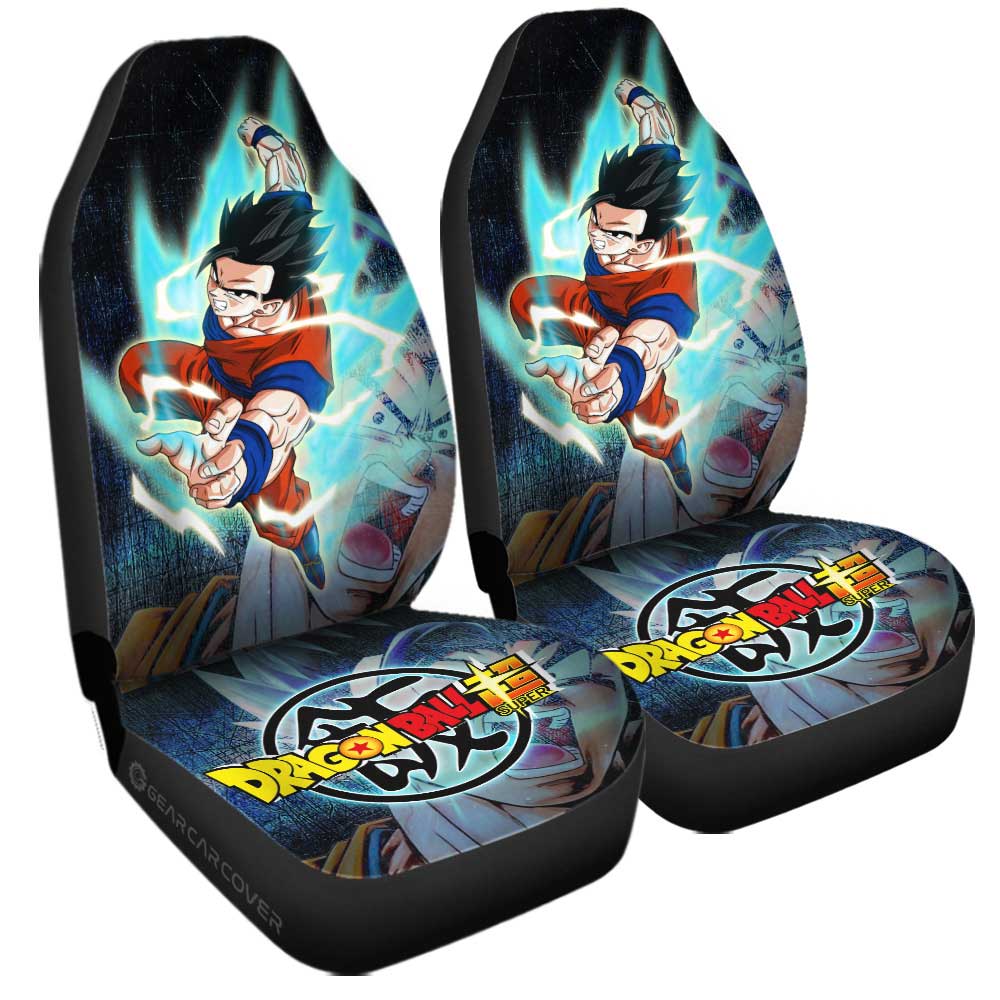 Gohan Car Seat Covers Custom Dragon Ball Anime Car Accessories - Gearcarcover - 2