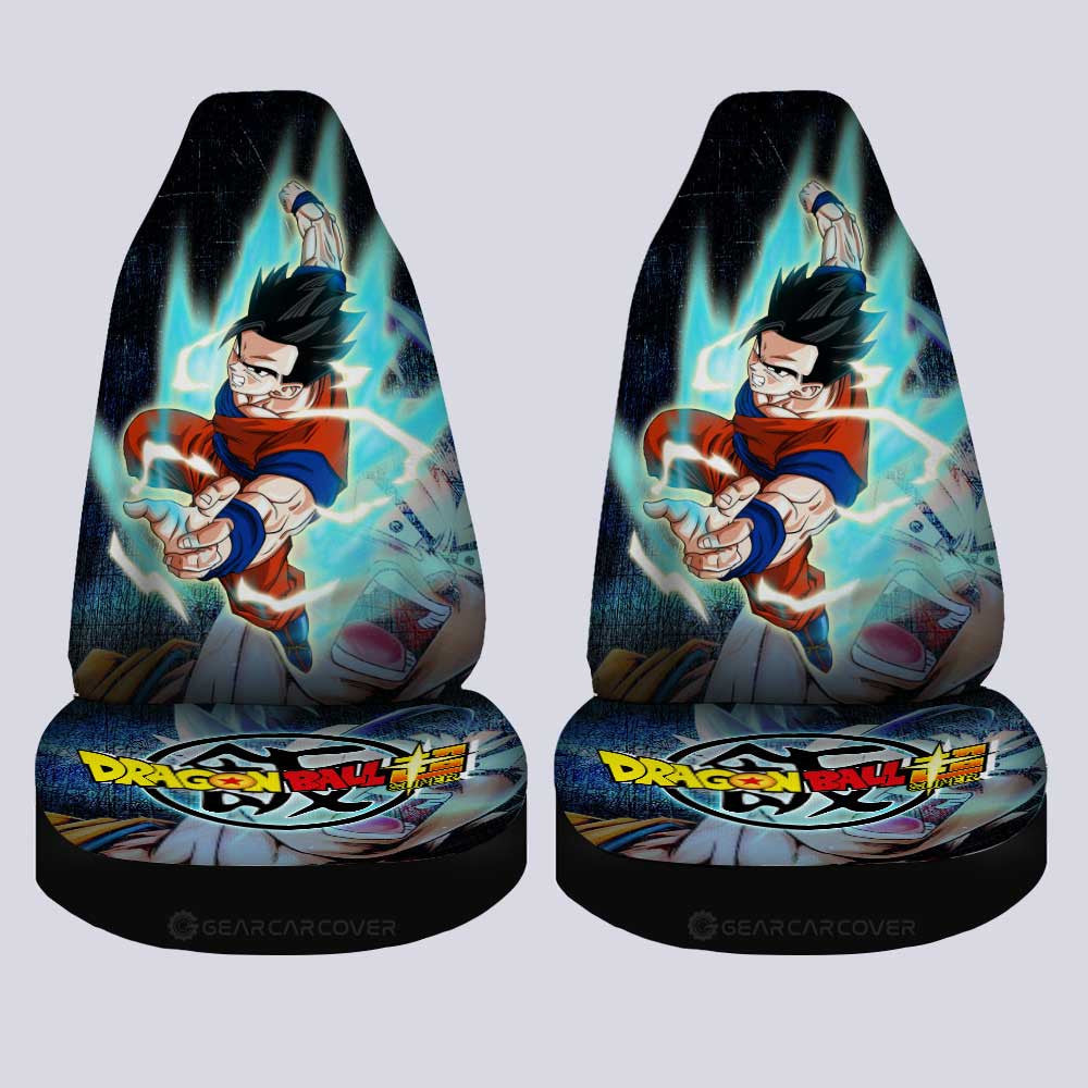 Gohan Car Seat Covers Custom Dragon Ball Anime Car Accessories - Gearcarcover - 1