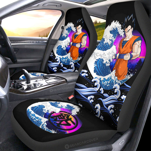 Gohan Car Seat Covers Custom Dragon Ball Car Interior Accessories - Gearcarcover - 1