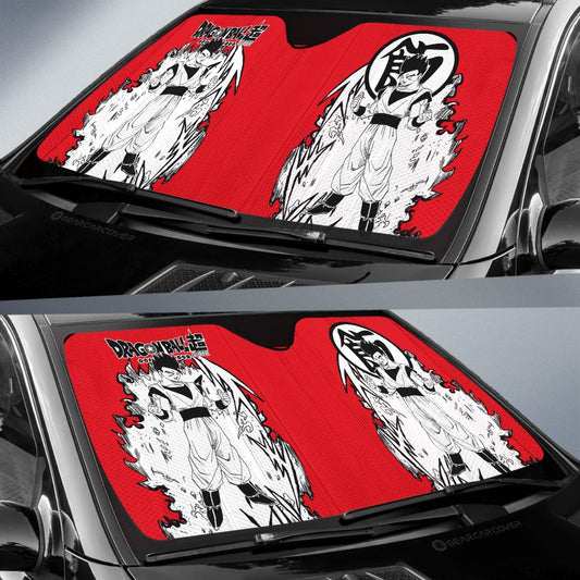 Gohan Car Sunshade Custom Car Accessories Manga Style For Fans - Gearcarcover - 2