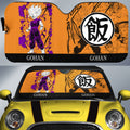 Gohan Car Sunshade Custom Manga Color Style - Gearcarcover - 1