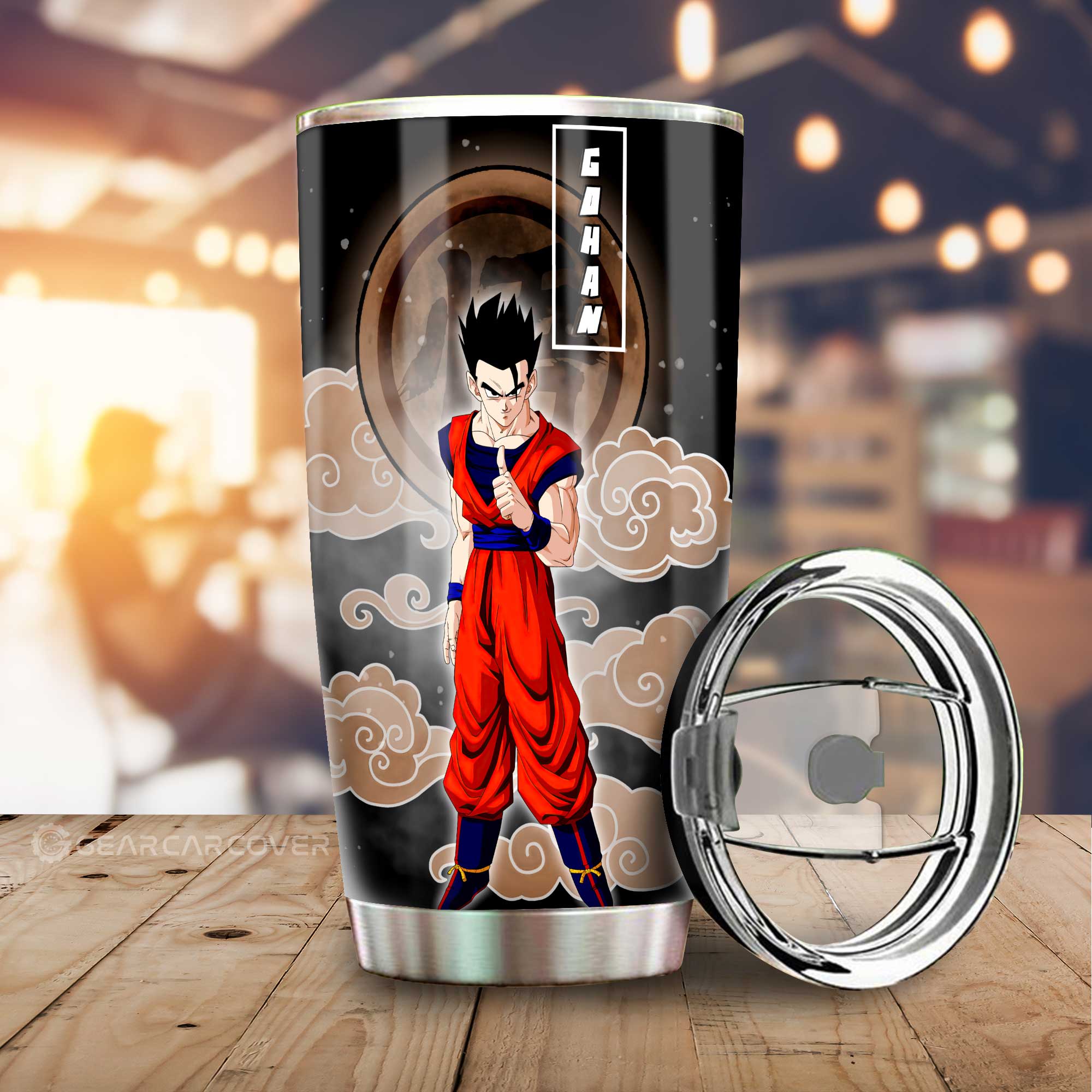 Gohan Tumbler Cup Custom Car Accessories - Gearcarcover - 1
