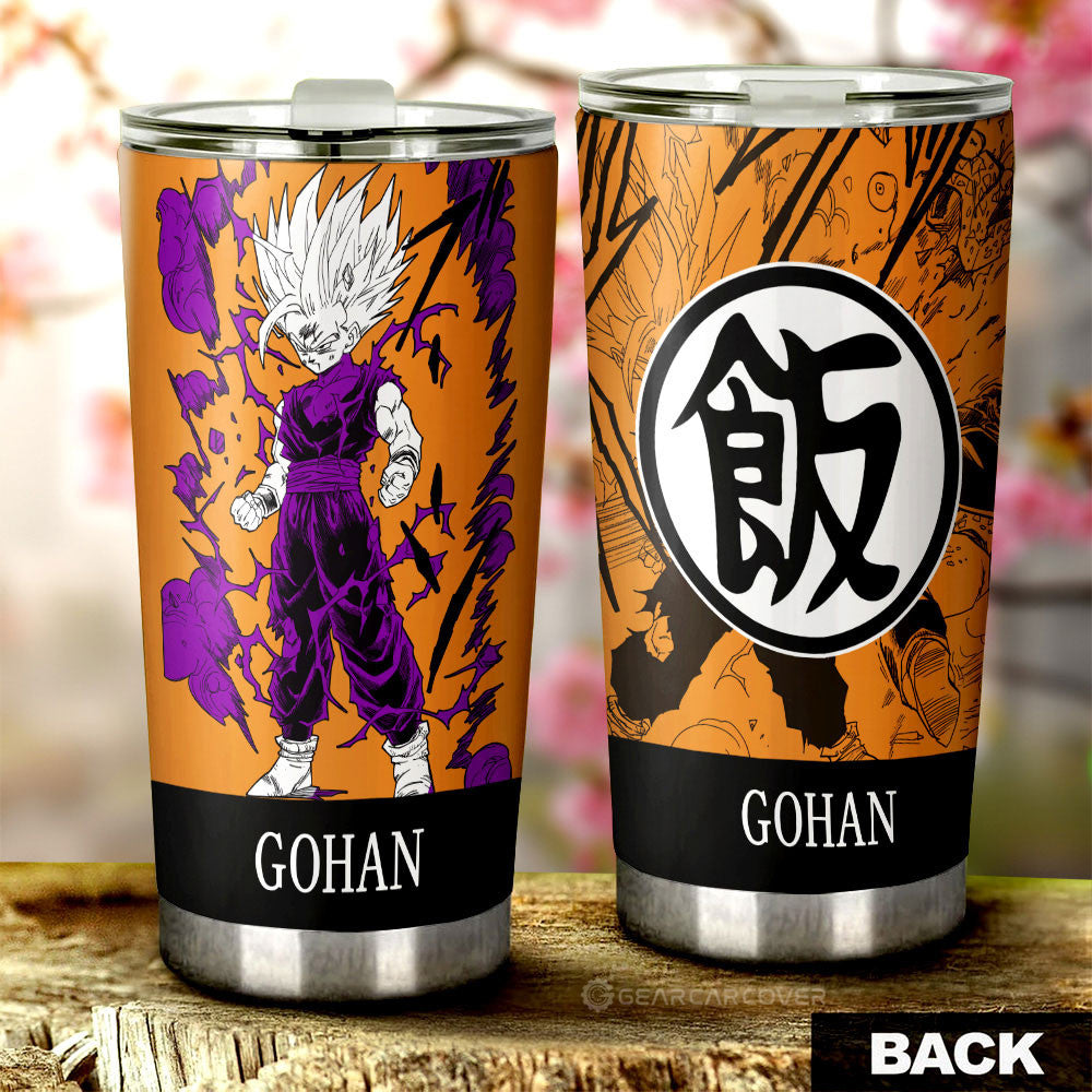 Gohan Tumbler Cup Custom Manga Color Style - Gearcarcover - 1