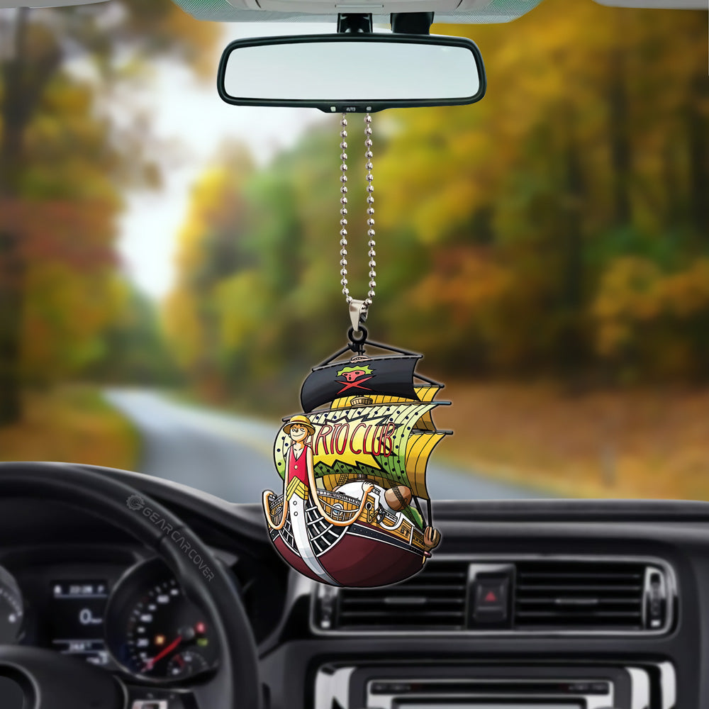 Going Luffy Senpai Ornament Custom Anime Car Accessories - Gearcarcover - 3