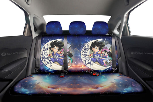 Goku And Chi Chi Car Back Seat Covers Custom Car Accessories - Gearcarcover - 2