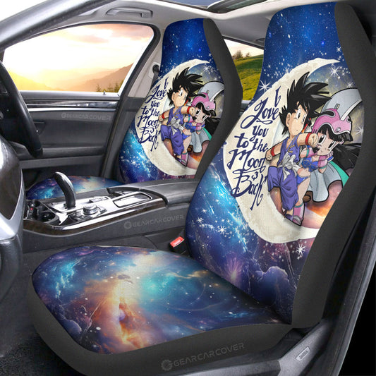 Goku And Chi Chi Car Seat Covers Custom Car Accessories - Gearcarcover - 1