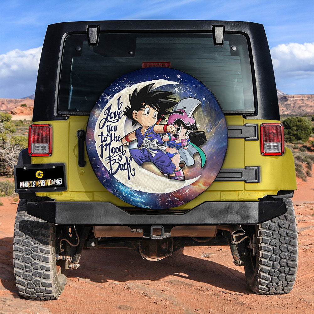 Goku And Chi Chi Spare Tire Covers Custom Car Accessories - Gearcarcover - 2