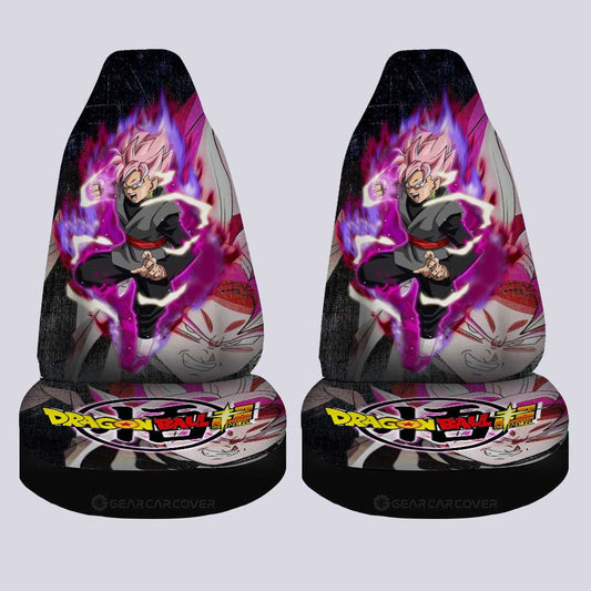 Goku And Chichi Car Seat Covers Custom Car Accessories - Gearcarcover - 1