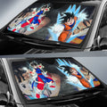 Goku And Chichi Car Sunshade Custom Car Interior Accessories - Gearcarcover - 3