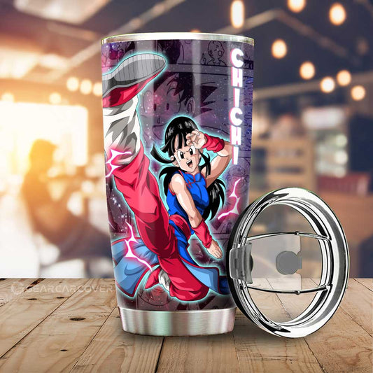Goku And Chichi Tumbler Cup Custom Car Accessories Galaxy Style - Gearcarcover - 2