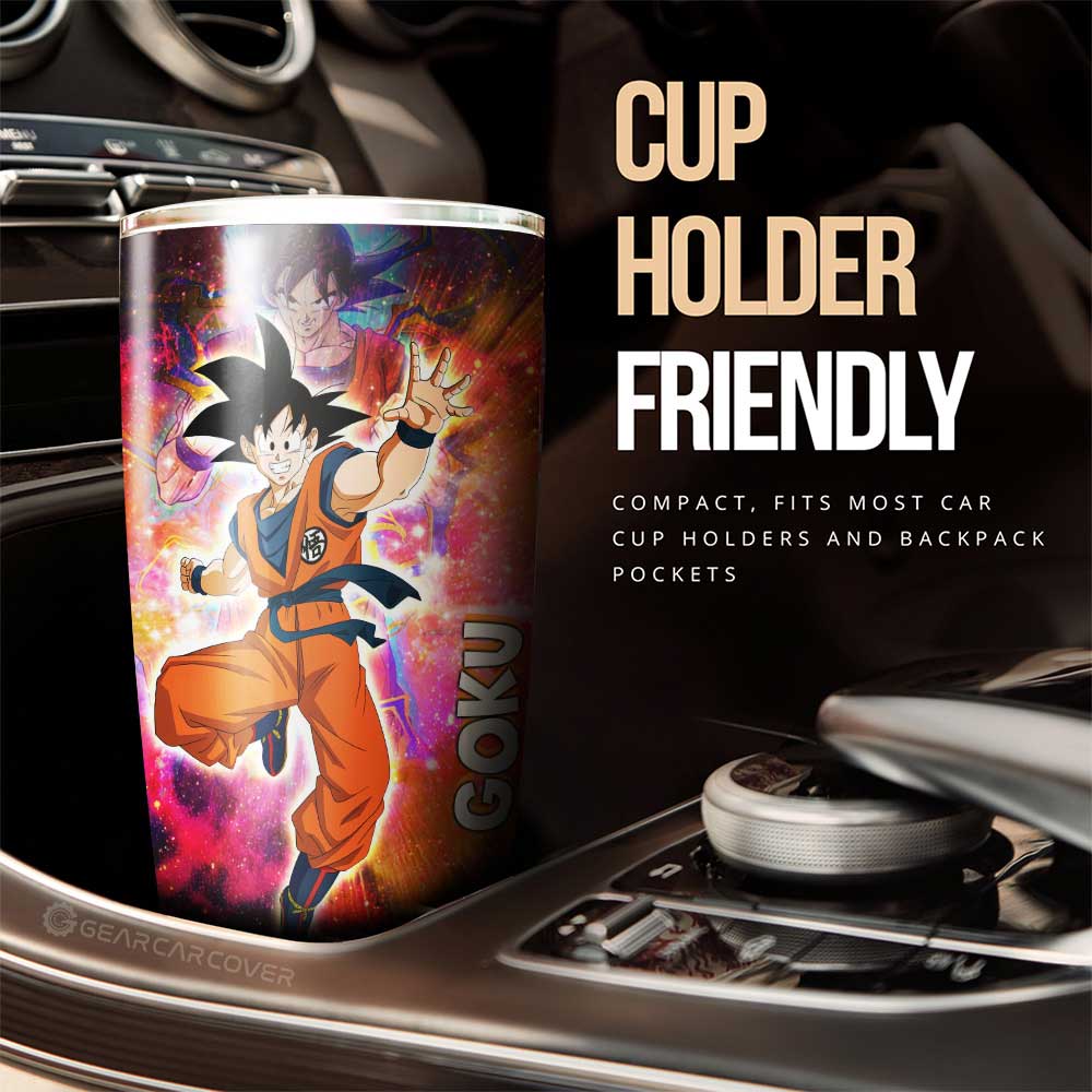 Goku And Chichi Tumbler Cup Custom Dragon Ball Anime Car Accessories - Gearcarcover - 3