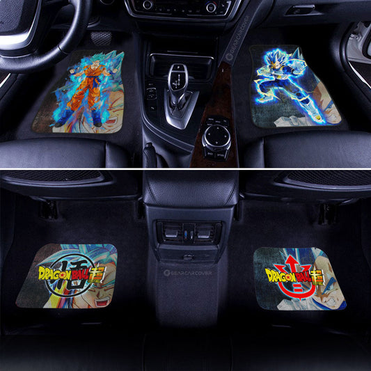 Goku And Vegeta Car Floor Mats Custom Car Accessories - Gearcarcover - 2