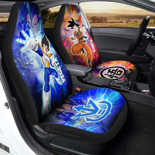 Goku And Vegeta Car Seat Covers Custom Car Accessories - Gearcarcover - 2