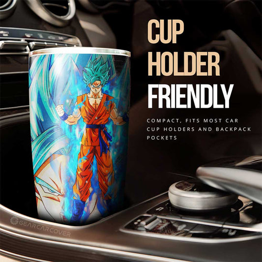 Goku And Vegeta Tumbler Cup Custom Car Interior Accessories - Gearcarcover - 2