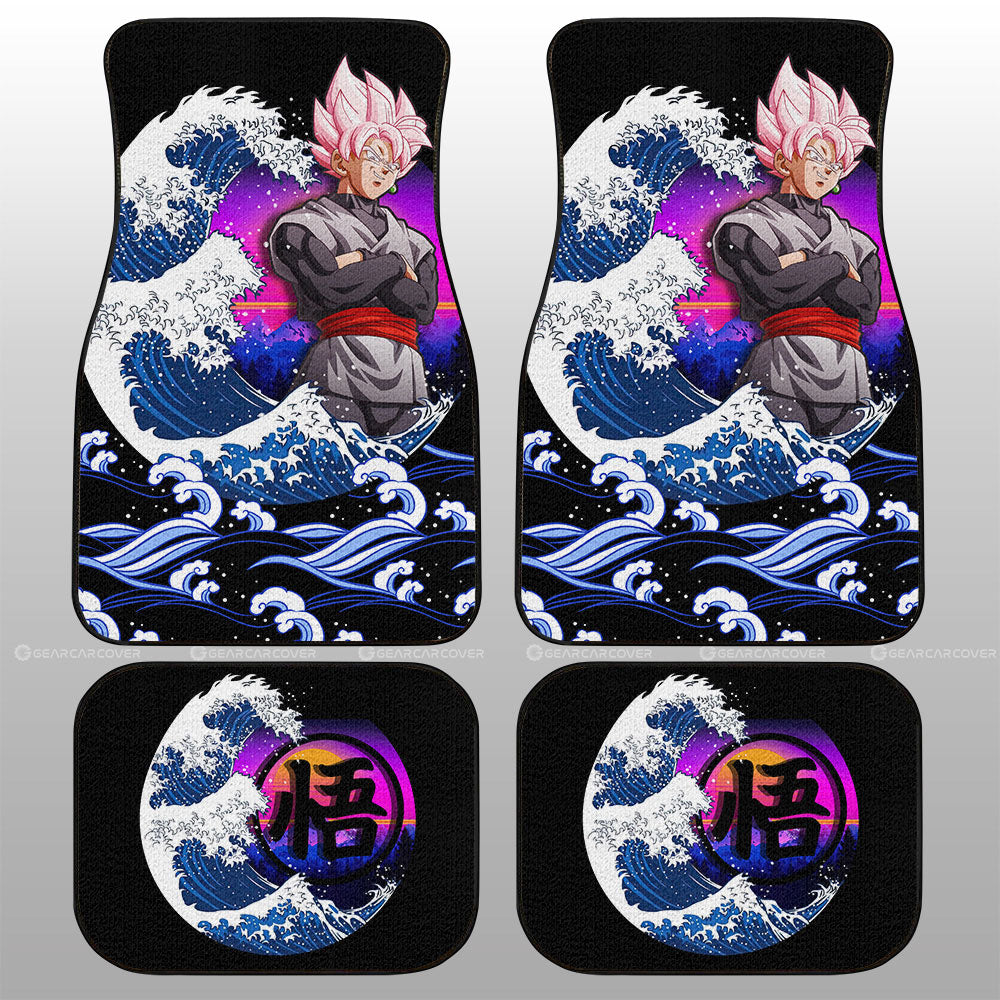 Goku Black Rose Car Floor Mats Custom Car Interior Accessories - Gearcarcover - 1