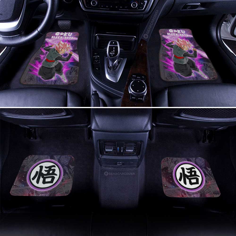 Goku Black Rose Car Floor Mats Custom Galaxy Style Car Accessories - Gearcarcover - 3