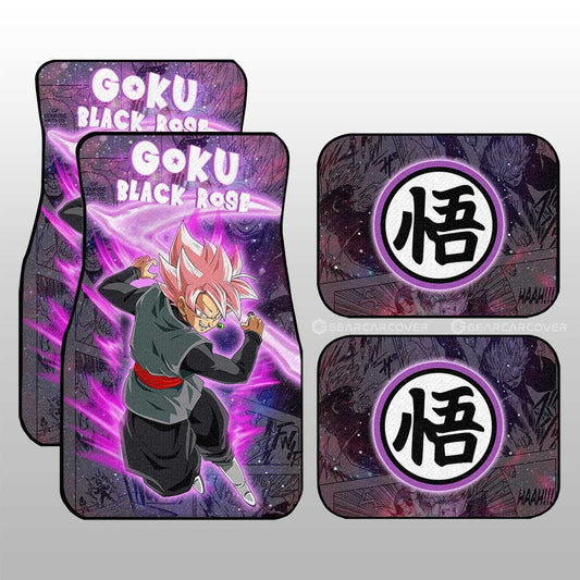 Goku Black Rose Car Floor Mats Custom Galaxy Style Car Accessories - Gearcarcover - 1