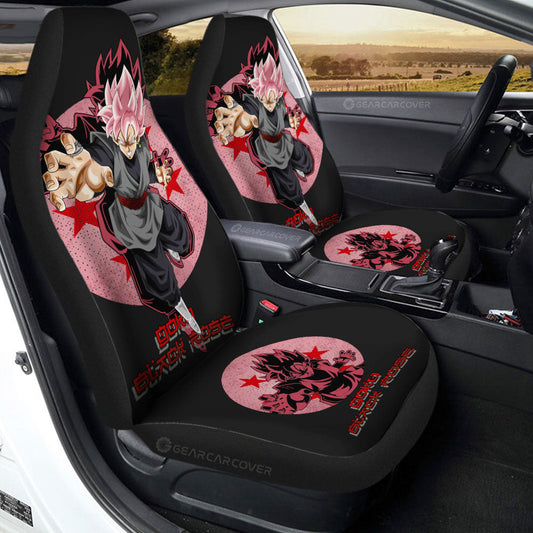 Goku Black Rose Car Seat Covers Custom Car Accessories - Gearcarcover - 2