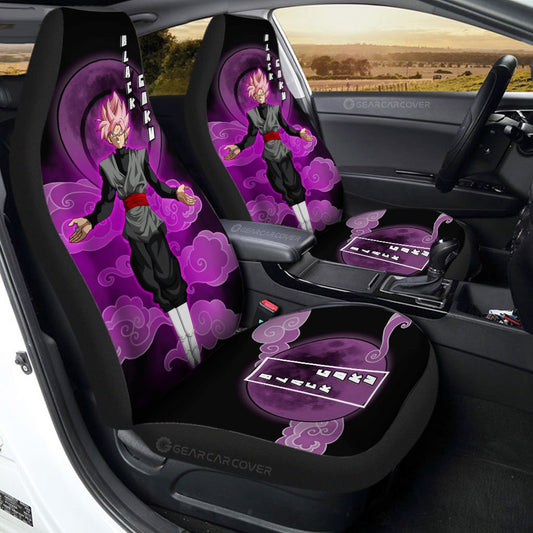 Goku Black Rose Car Seat Covers Custom Car Accessories - Gearcarcover - 1