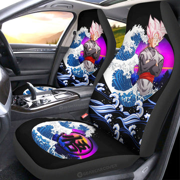 Goku Black Rose Car Seat Covers Custom Car Interior Accessories - Gearcarcover - 1