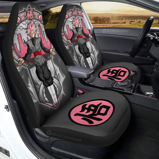 Goku Black Rose Car Seat Covers Custom Car Interior Accessories - Gearcarcover - 2