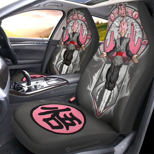 Goku Black Rose Car Seat Covers Custom Car Interior Accessories - Gearcarcover - 1