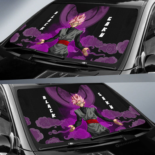 Goku Black Rose Car Sunshade Custom Car Accessories - Gearcarcover - 2