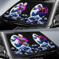 Goku Black Rose Car Sunshade Custom Dragon Ball Car Interior Accessories - Gearcarcover - 2