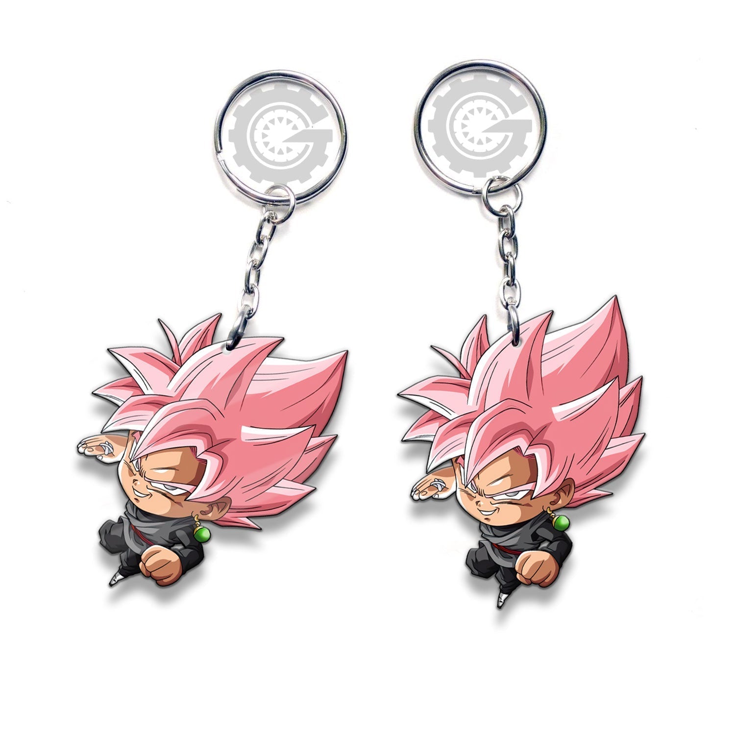 Goku Black Rose Keychain Custom Car Accessories - Gearcarcover - 3