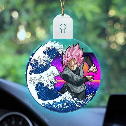 Goku Black Rose Led Ornament Custom Car Decorations - Gearcarcover - 2