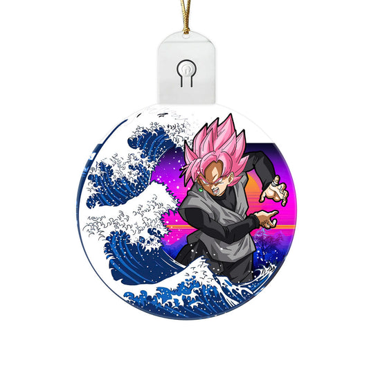 Goku Black Rose Led Ornament Custom Car Decorations - Gearcarcover - 1