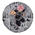 Goku Black Rose Spare Tire Covers Camera Hole Collection - Gearcarcover - 4