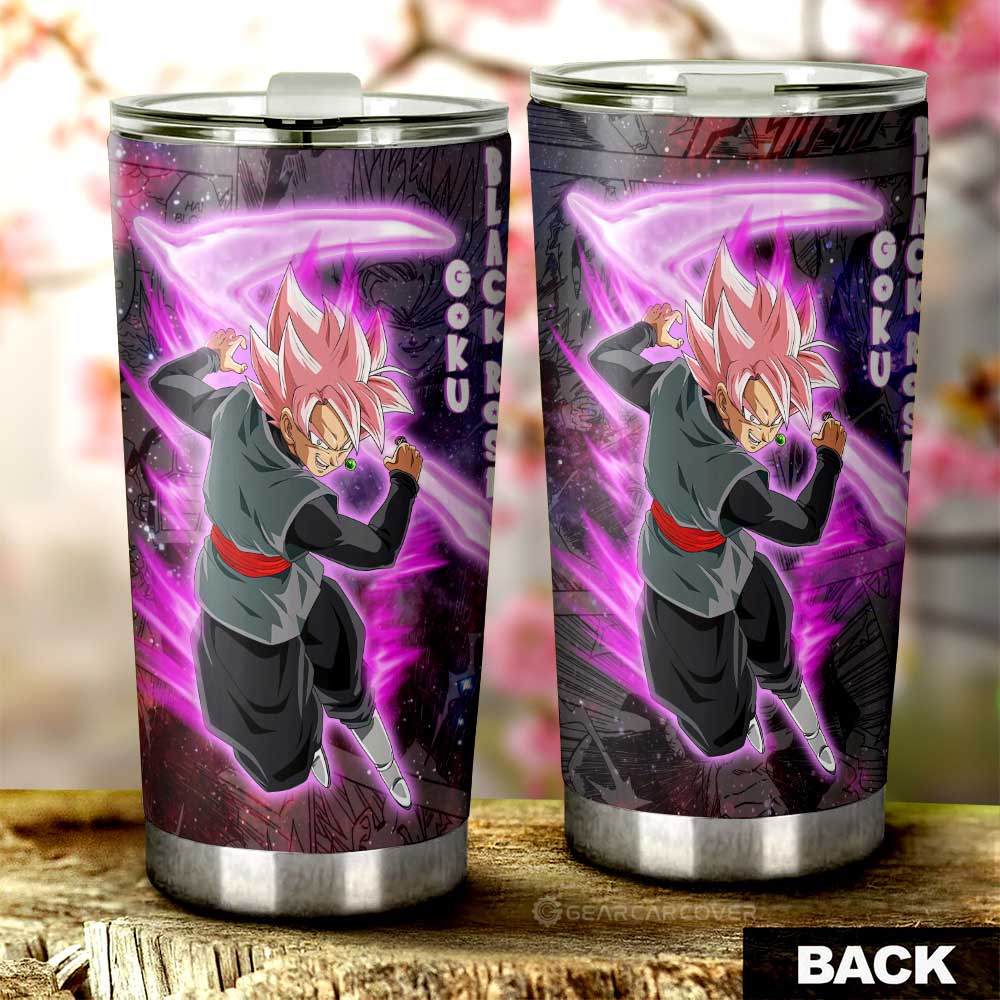 Goku Black Rose Tumbler Cup Custom Car Accessories Galaxy Style - Gearcarcover - 3