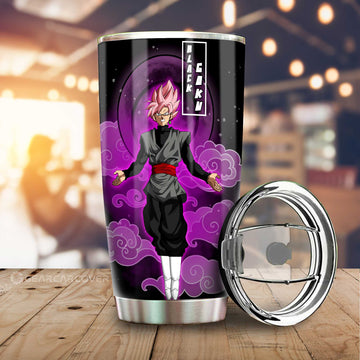 Goku Black Rose Tumbler Cup Custom Car Accessories - Gearcarcover - 1