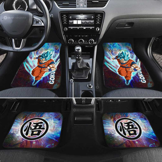 Goku Blue Car Floor Mats Custom Car Accessories - Gearcarcover - 2