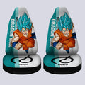 Goku Blue Car Seat Covers Custom Car Accessories For Fans - Gearcarcover - 4
