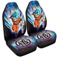 Goku Blue Car Seat Covers Custom Dragon Ball Anime Car Accessories - Gearcarcover - 3