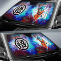 Goku Blue Car Sunshade Custom Car Accessories - Gearcarcover - 2