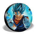 Goku Blue Spare Tire Covers Custom Car Accessories - Gearcarcover - 2