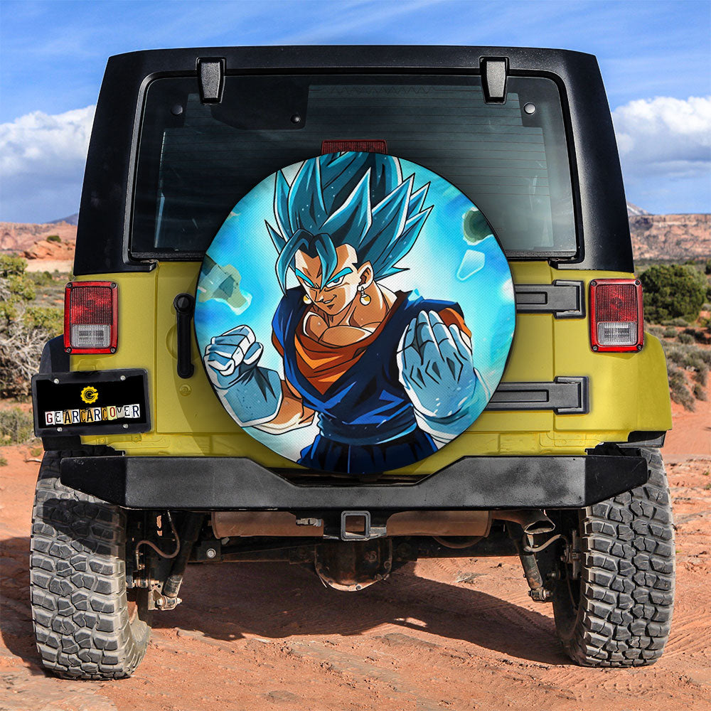 Goku Blue Spare Tire Covers Custom Car Accessories - Gearcarcover - 3