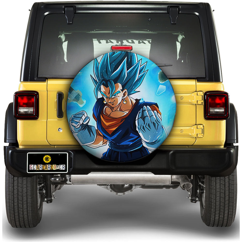 Goku Blue Spare Tire Covers Custom Car Accessories - Gearcarcover - 1