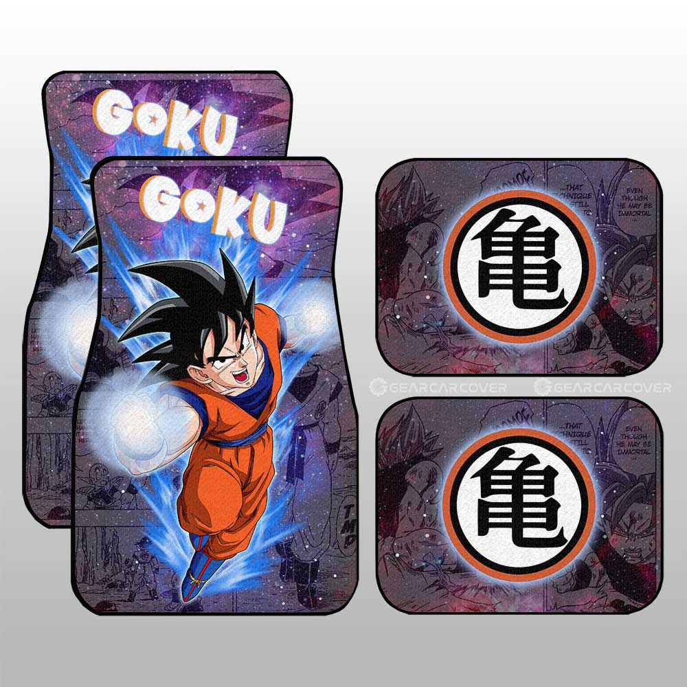 Goku Car Floor Mats Custom Galaxy Style Car Accessories - Gearcarcover - 1