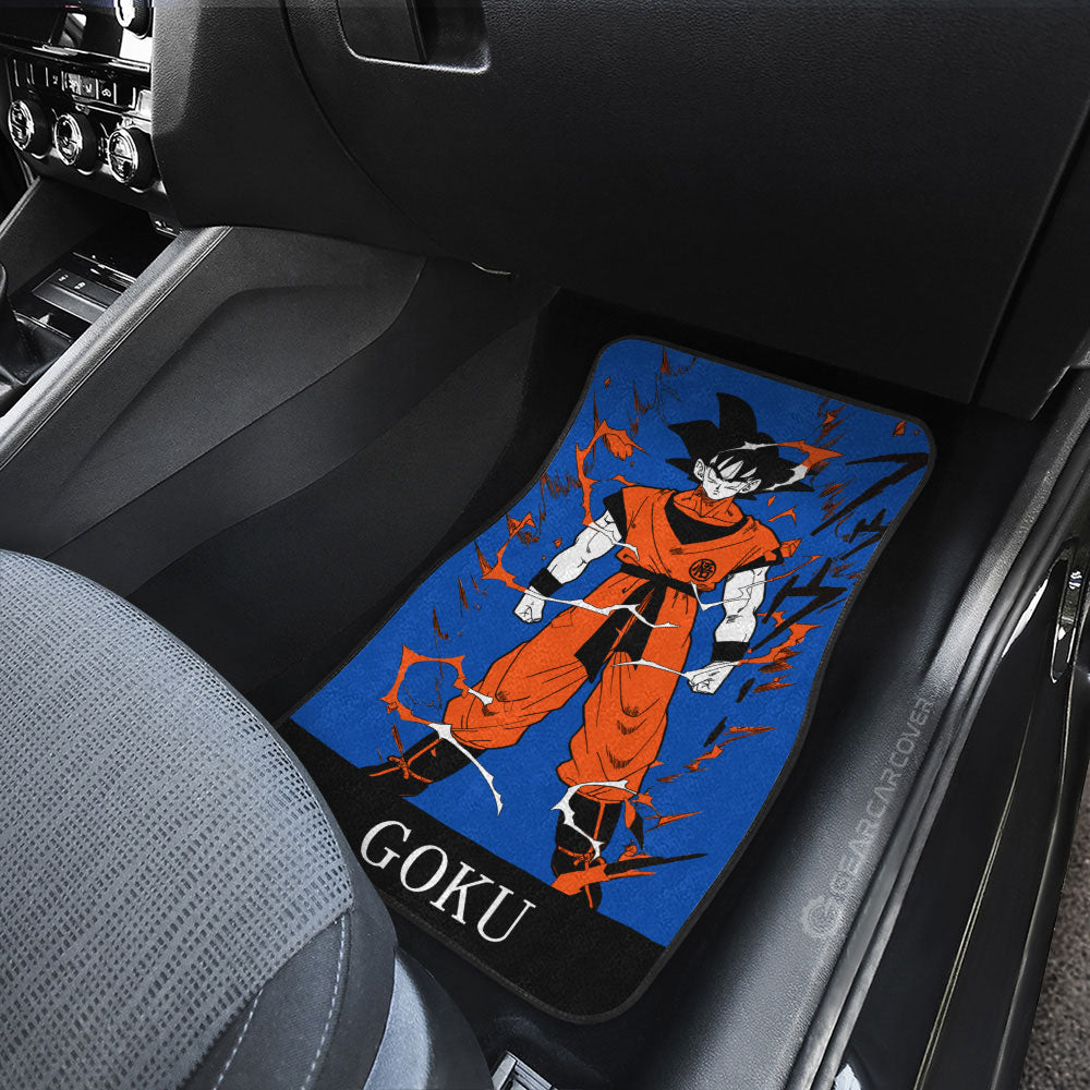 Goku Car Floor Mats Custom Manga Color Style - Gearcarcover - 4