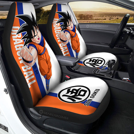 Goku Car Seat Covers Custom Car Accessories For Fans - Gearcarcover - 1