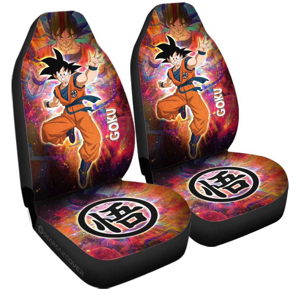 Goku Car Seat Covers Custom Dragon Ball Anime Car Accessories - Gearcarcover - 3