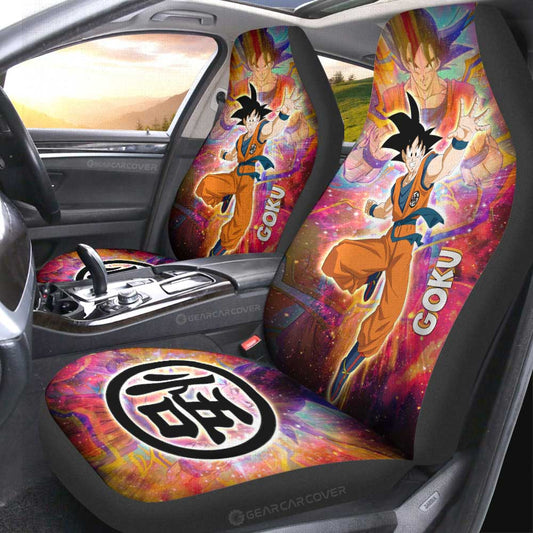 Goku Car Seat Covers Custom Dragon Ball Anime Car Accessories - Gearcarcover - 1