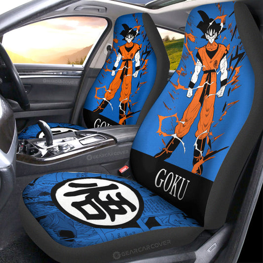 Goku Car Seat Covers Custom Manga Color Style - Gearcarcover - 2