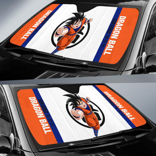 Goku Car Sunshade Custom Car Accessories For Fans - Gearcarcover - 2