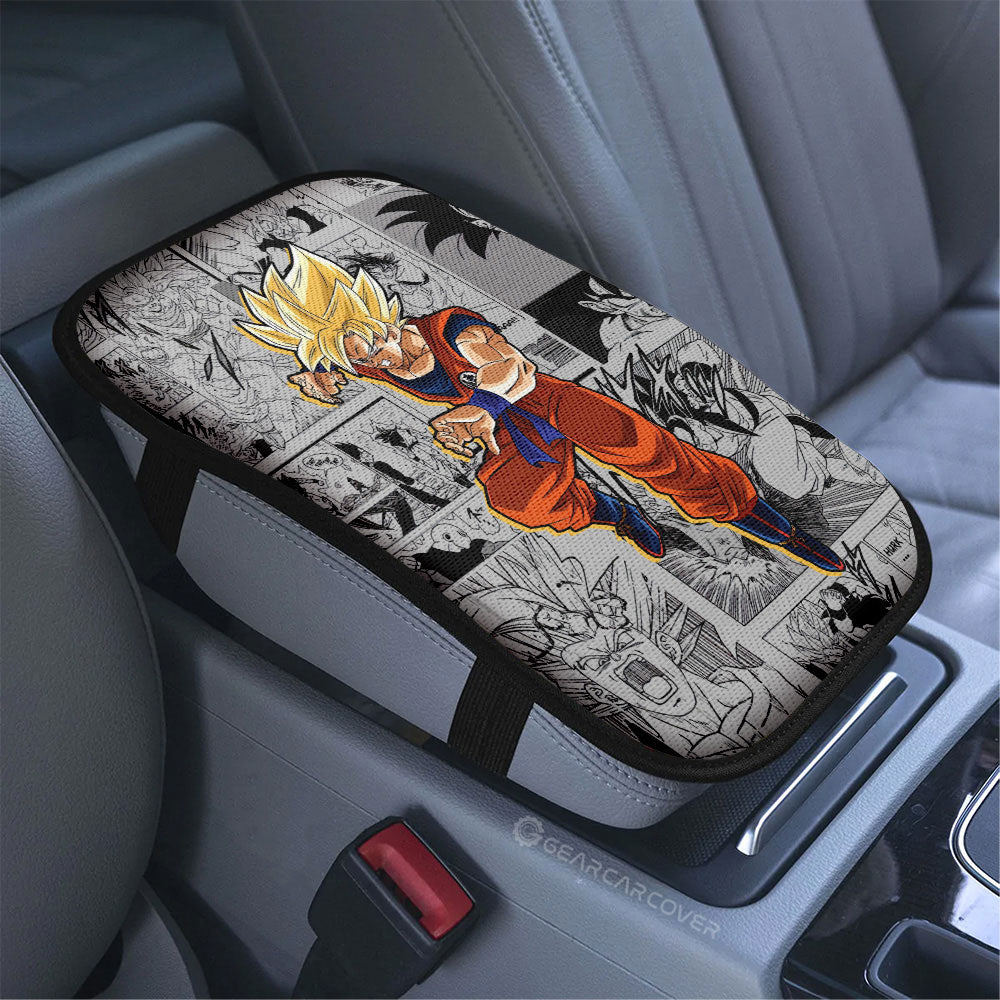 Goku SSJ Car Center Console Cover Collection - Gearcarcover - 3