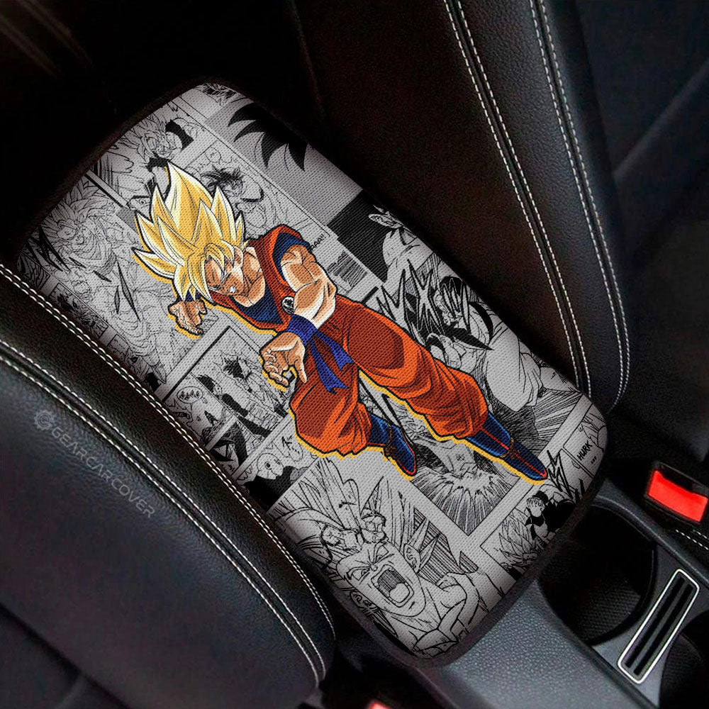 Goku SSJ Car Center Console Cover Collection - Gearcarcover - 1